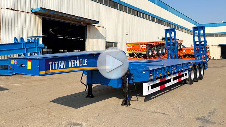 3 Axle 80 Ton Lowbed Truck for Sale Price in Guinea