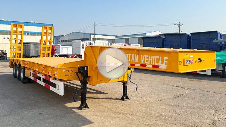 3 Axle Lowbed Trailer Truck | Low Loader Trailer for Sale in Guinea