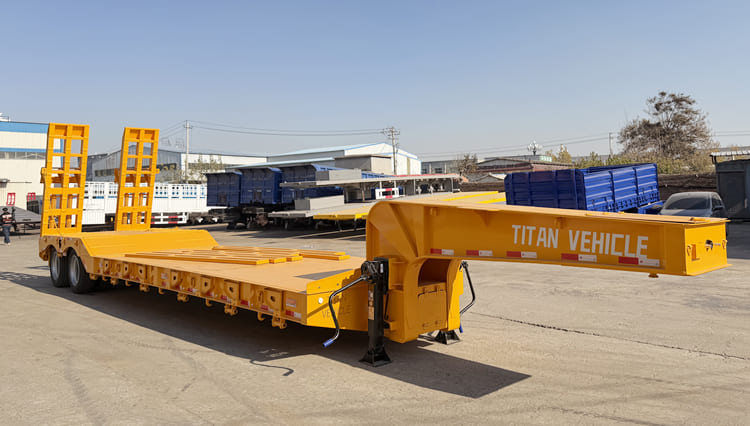 2 Axle 50 Ton Low Loader Trailer for Sale in Guinea