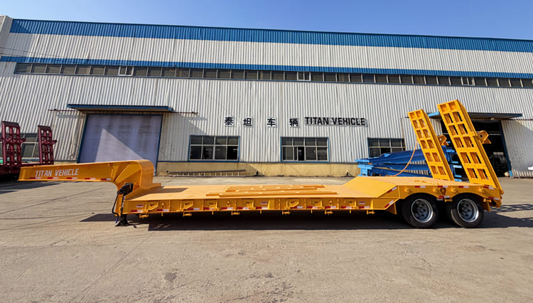 2 Axle 50 Ton Low Loader Trailer for Sale in Guinea