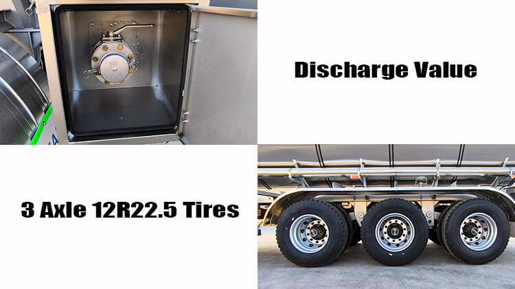 Stainless Steel Tanker Trailer for Sale in Conakry Guinea