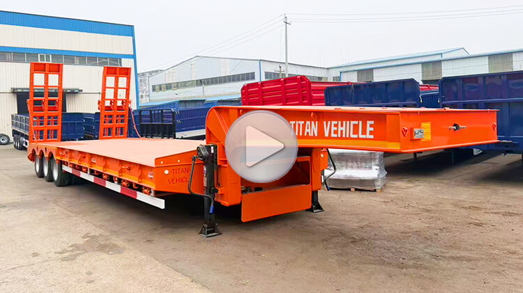 3 Axle Lowbed Semi Trailer for Sale in Guinea