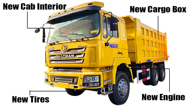 Used Shacman Dump Truck for Sale Price in Guinea