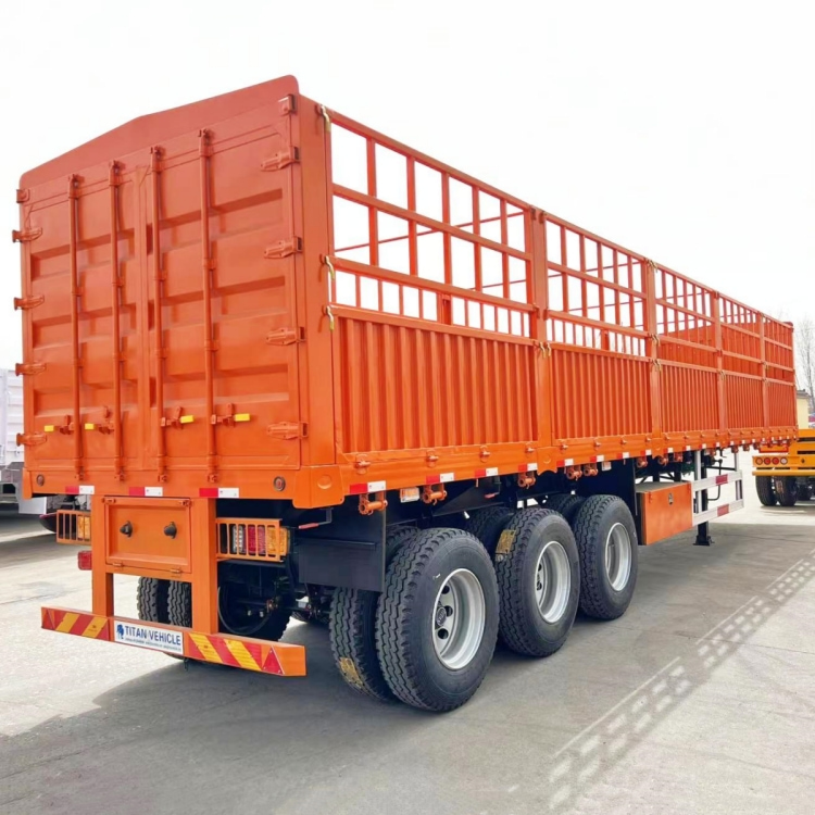50 Tons Fence Cargo Semi Trailer