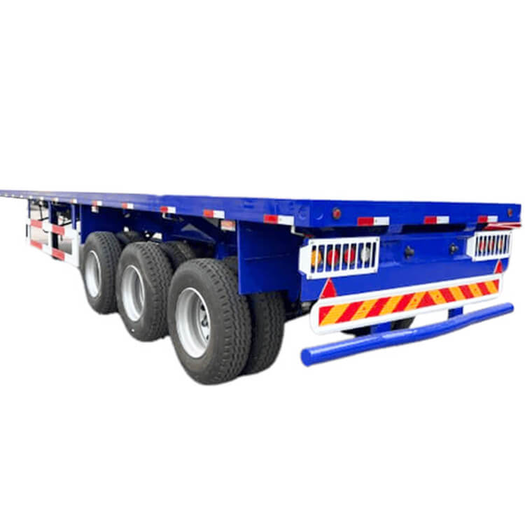 3 Axle 40 Feet Flat Bed Semi Trailer