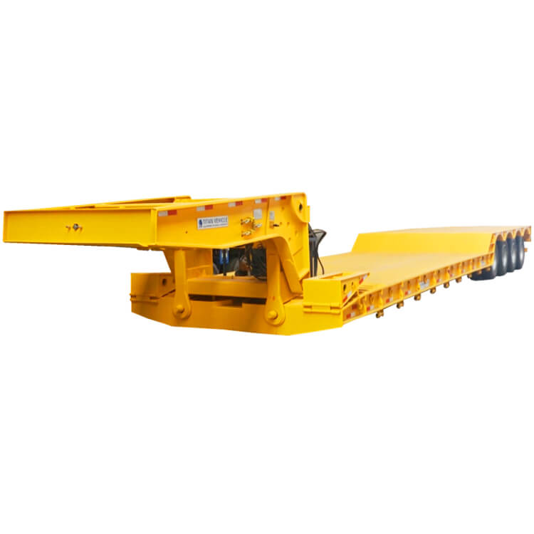 4 Axle Detachable Lowboy Trailer