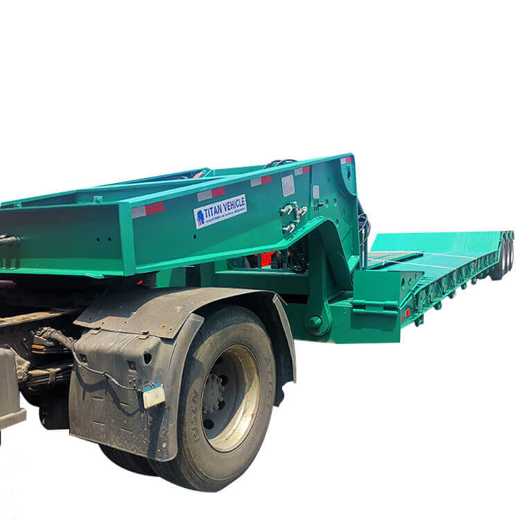 3 Axle 80ton Lowboy Trailer