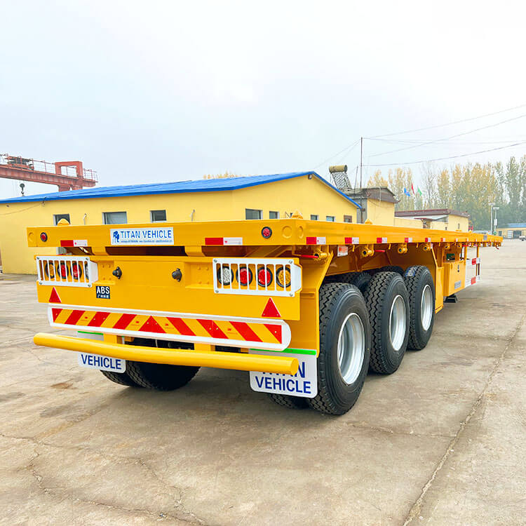 3 Axle Flat Bed Trailer