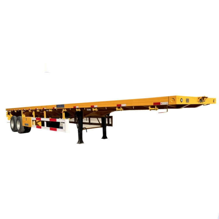 2 Axle 40 Ft Flatbed Semi Trailer