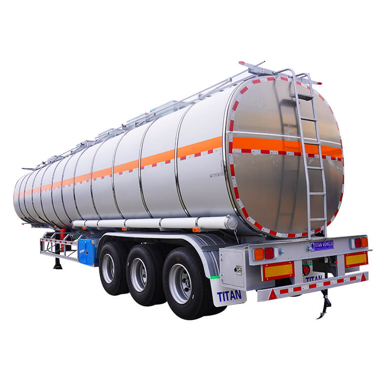 Stainless Steel Fuel Tanker Trailer