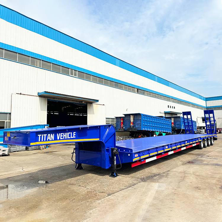 4 Axle Low Bed Semi Trailer