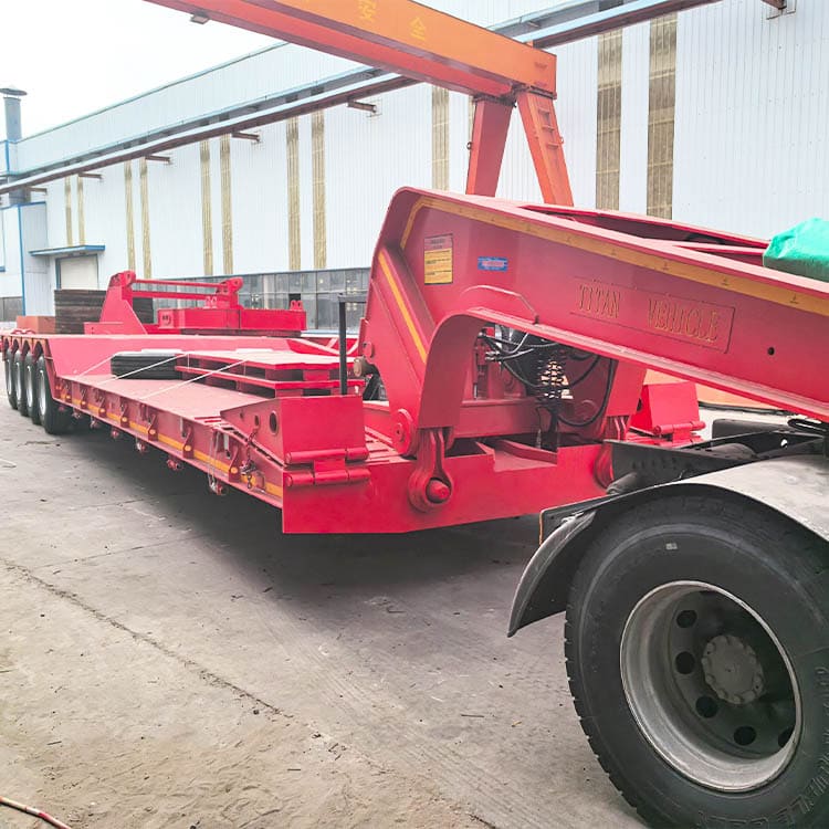 4 Axle Gooseneck Lowboy Trailer