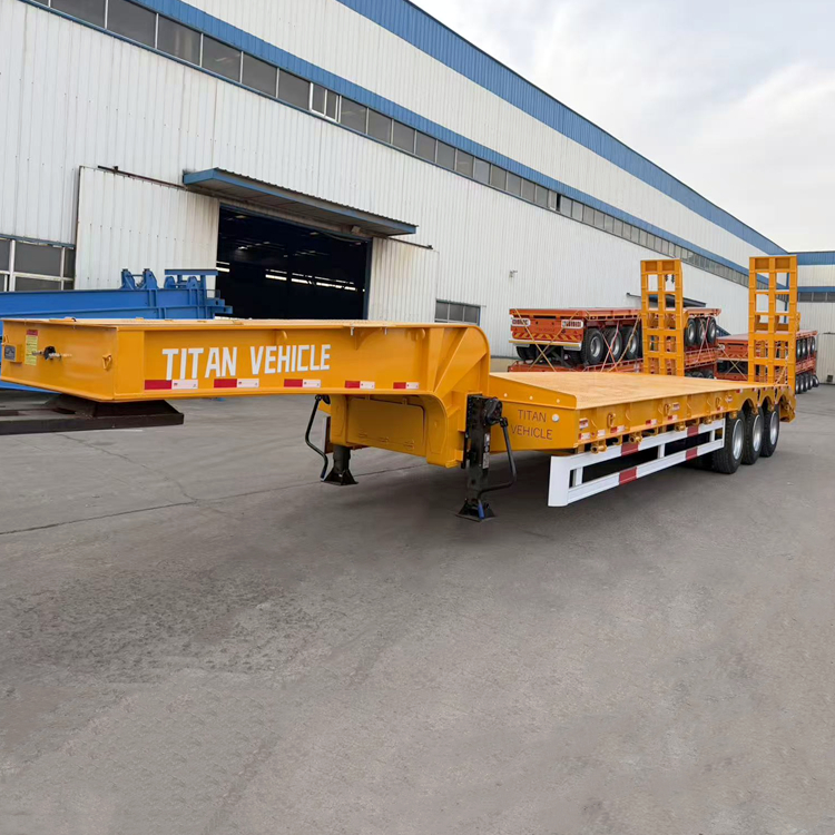 3 Axle Heavy Low Loader Trailer