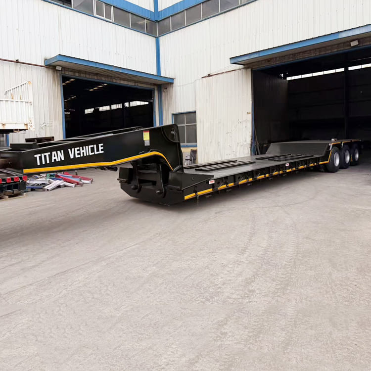 80 Ton Detachable Gooseneck Lowboy Trailer