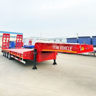 4 Axle Hydraulic Low Bed Trailer